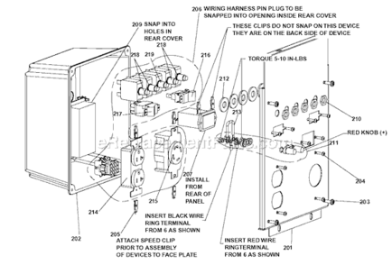 Page D Diagram and Parts List for CH350CS Type 0 Porter Cable Generator